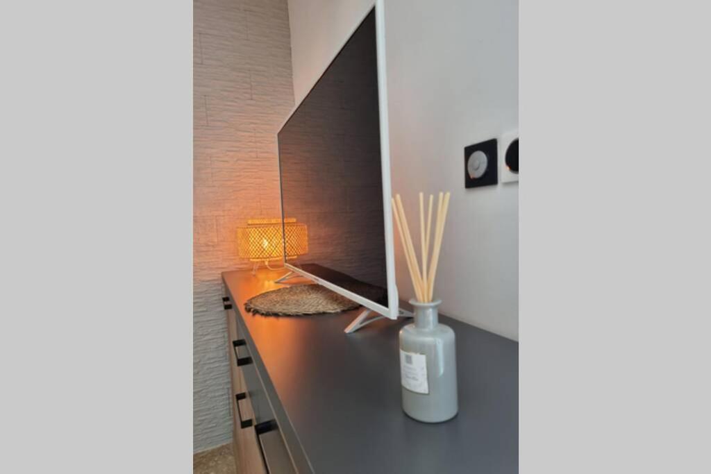 L'Instant Evasion, Studio Avec Terrasse, Piscine ! Saint-Gilles Les Bains Exterior photo